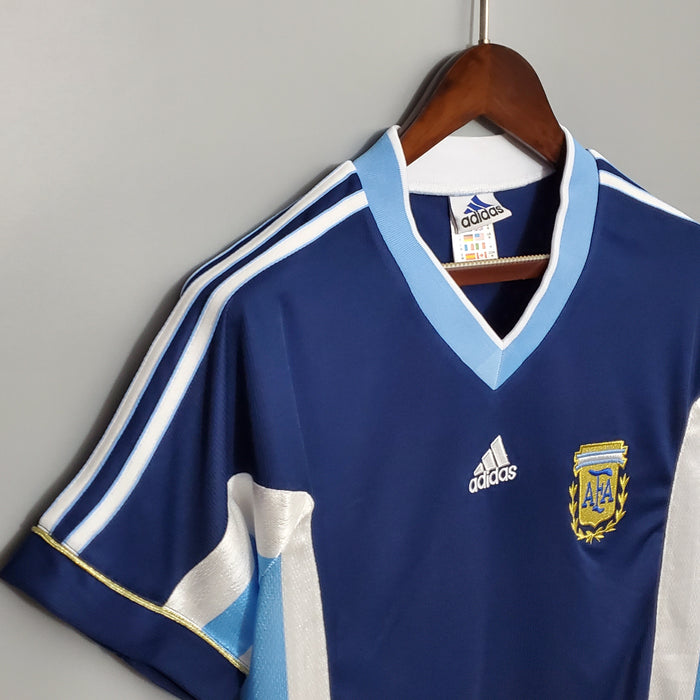 Camiseta Argentina 1998 Visitante  Retro