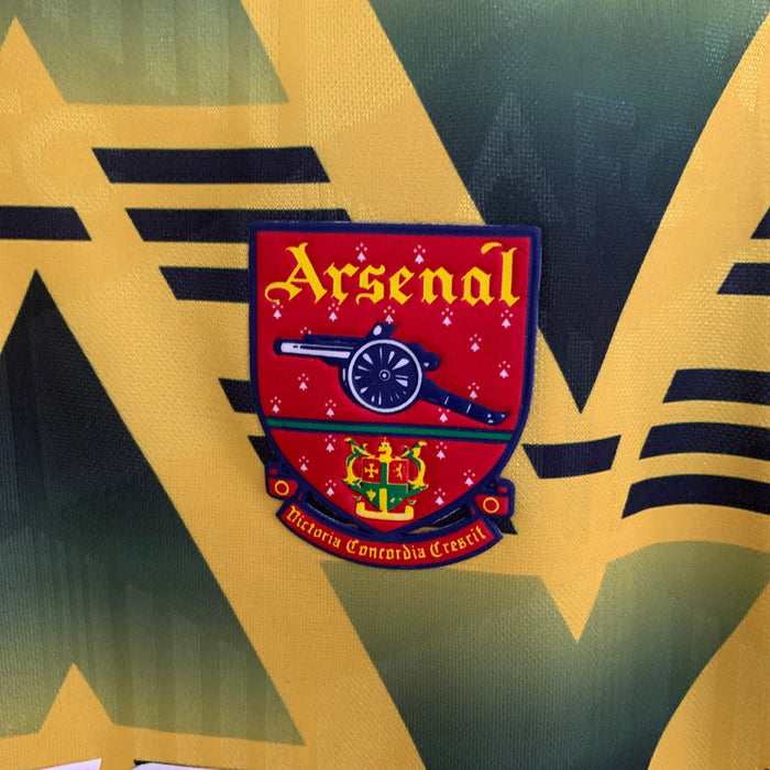 Camiseta Arsenal 199193 Visita  Manga larga Retro