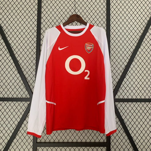 Camiseta Arsenal 200204 Local  Manga larga Retro