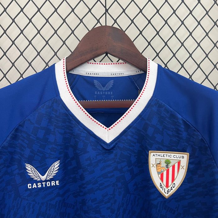 Camiseta Athletic Bilbao Visita 2024-25  Versión fan