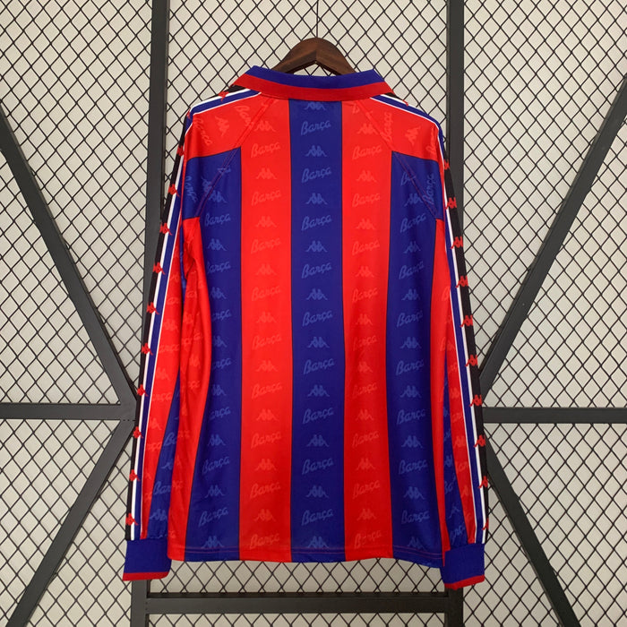 Camiseta Barcelona 199696 Local  Manga larga Retro