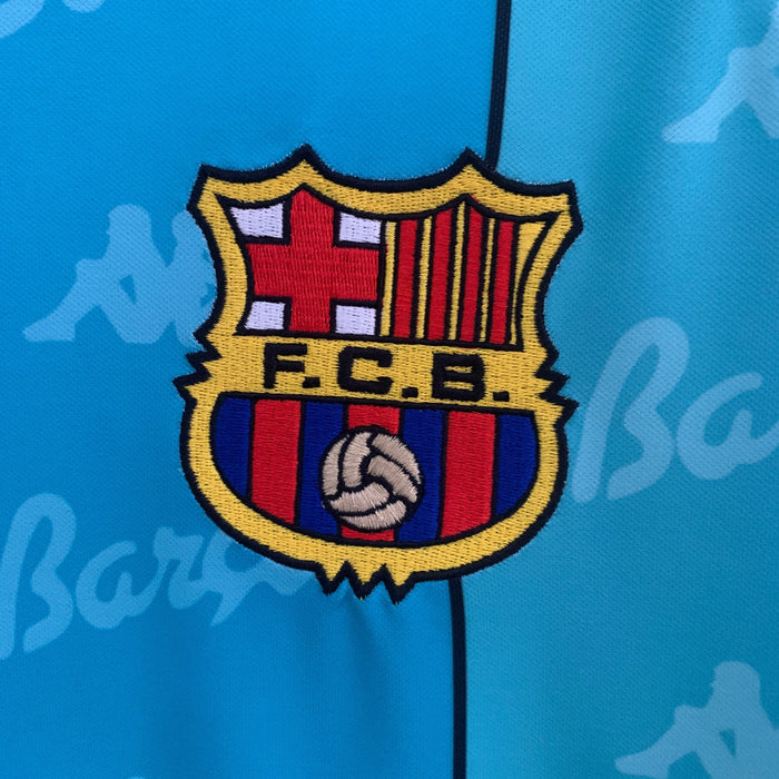 Camiseta Barcelona 199697 Visita  Manga larga Retro