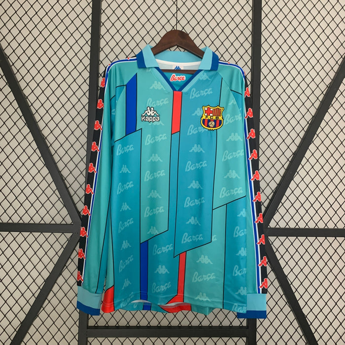 Camiseta Barcelona 199697 Visita  Manga larga Retro