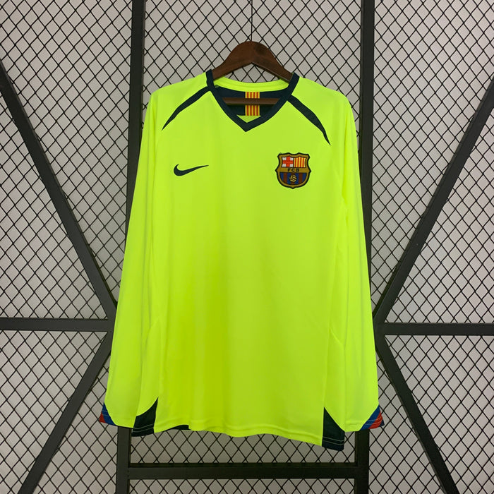 Camiseta Barcelona 200506 Visita  Manga larga Retro