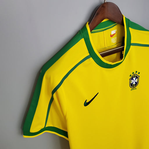 Camiseta Brasil 1998 Local  Retro