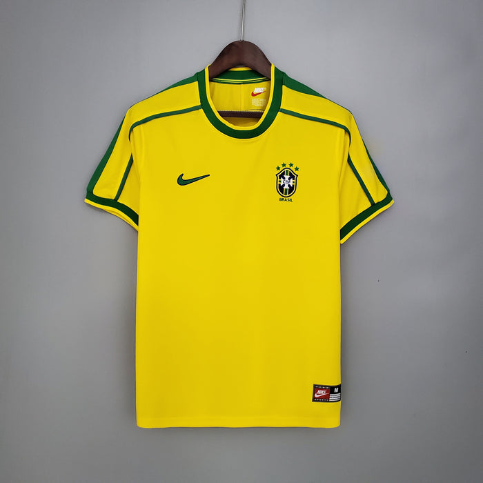 Camiseta Brasil 1998 Local  Retro