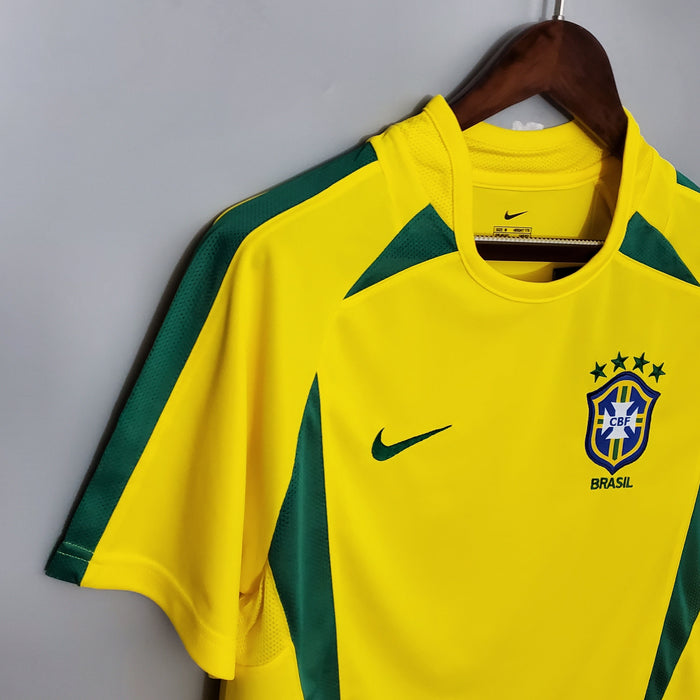 Camiseta Brasil 2002 Local  Retro