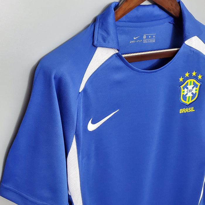 Camiseta Brasil 2002 Visita  Retro