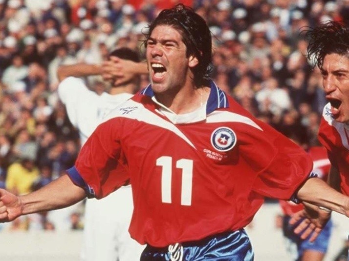 Camiseta Chile mundial 1998 Local  Retro