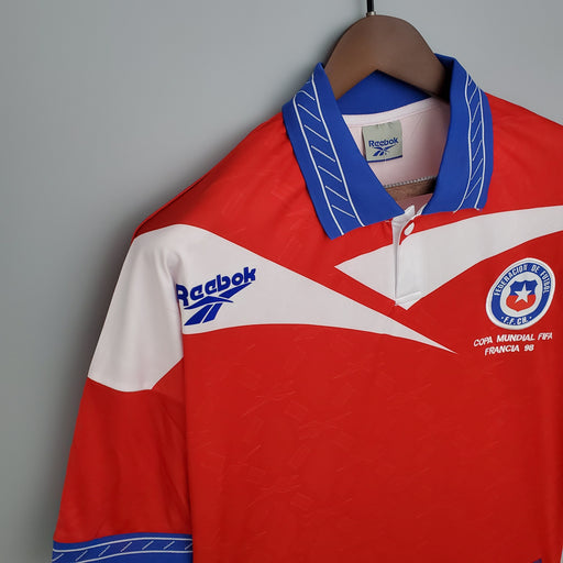 Camiseta Chile mundial 1998 Local  Retro