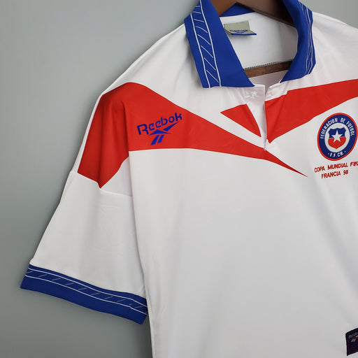 Camiseta Chile mundial 1998 Visitante Retro