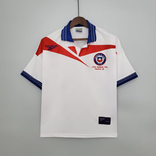 Camiseta Chile mundial 1998 Visitante Retro