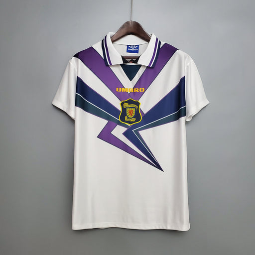 Camiseta Escocia 9496 Blanca  Retro