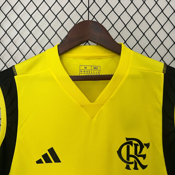 Camiseta Flamenco Entrenamiento Yellow 202425  Versión fan