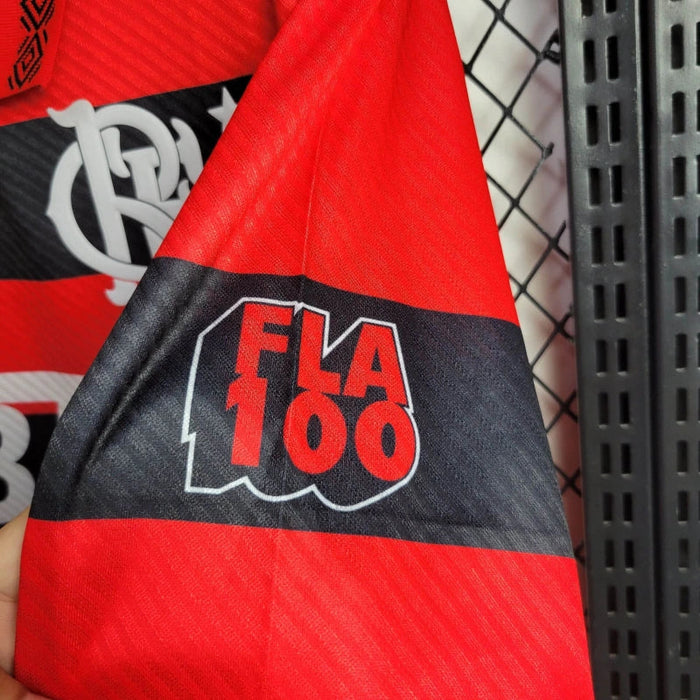 Camiseta Flamengo 199495 Local  Manga larga Retro