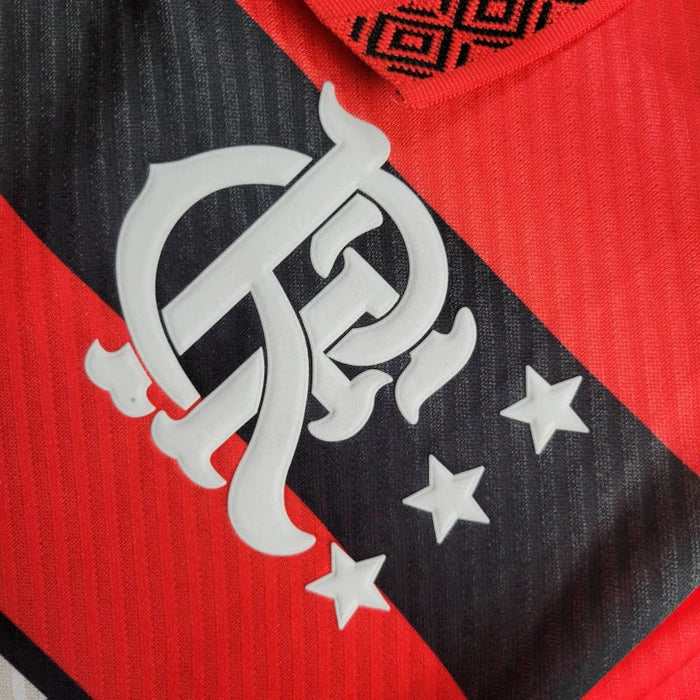 Camiseta Flamengo 199495 Local  Manga larga Retro