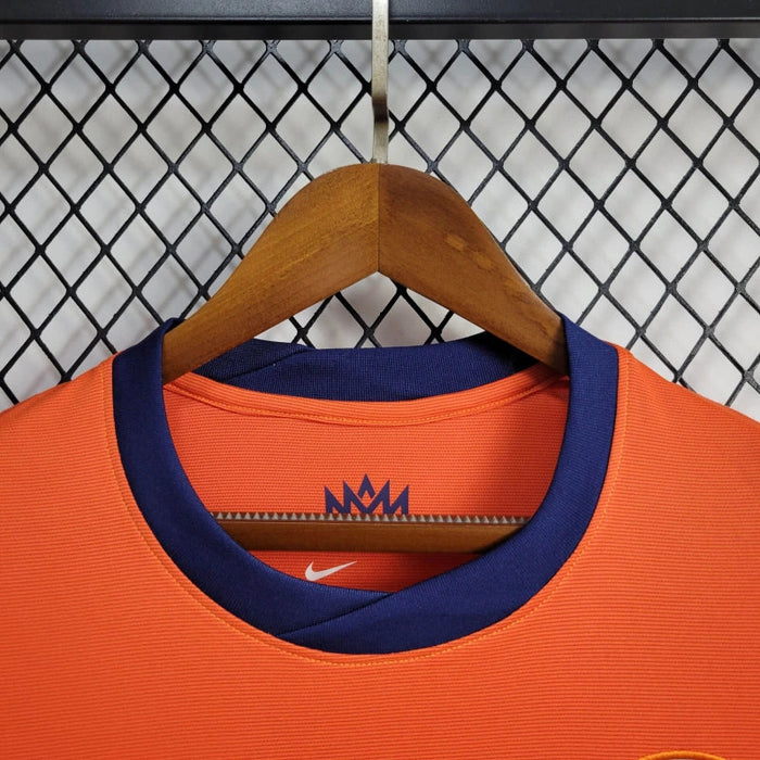 Camiseta  Holanda Local 202425  Versión fan