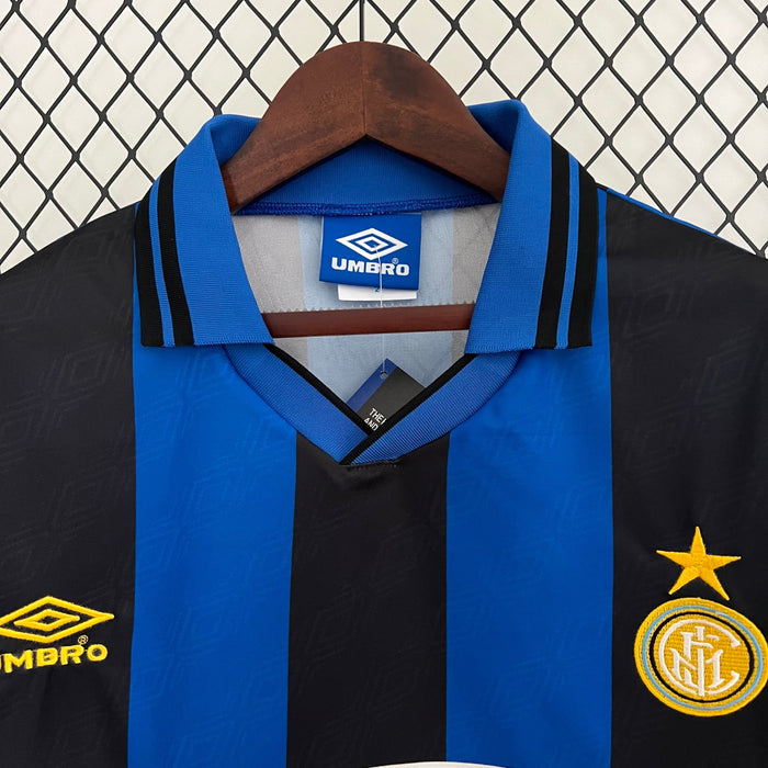 Camiseta Inter Milan 199596 Local  Retro