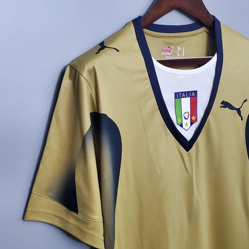 Camiseta Italia Arquero 2006 Dorada  Retro