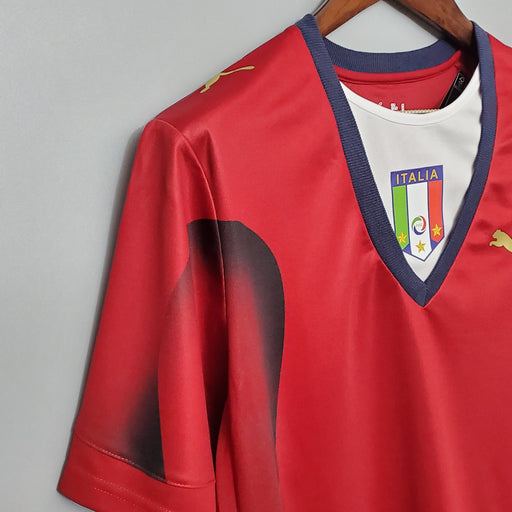 Camiseta Italia Arquero 2006 Roja  Retro