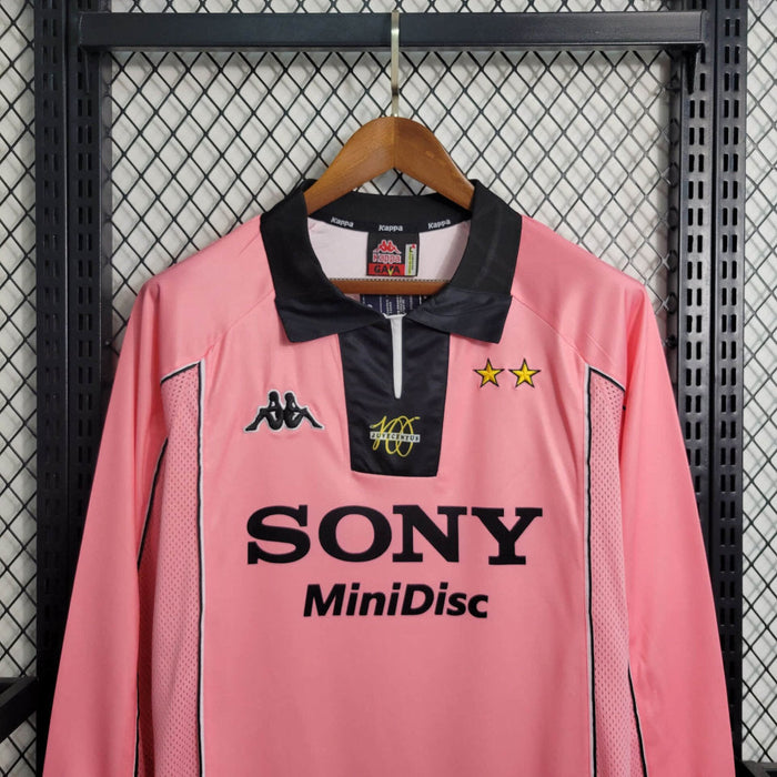 Camiseta Juventus 199798 Visita  Manga larga Retro