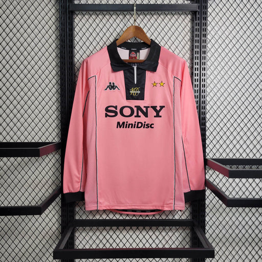 Camiseta Juventus 199798 Visita  Manga larga Retro