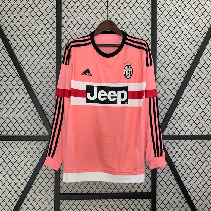 Camiseta Juventus 201516 Visita  Manga larga Retro