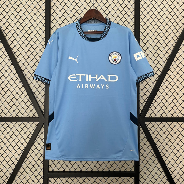 Camiseta Manchester City Local 2024-25  Versión Fan