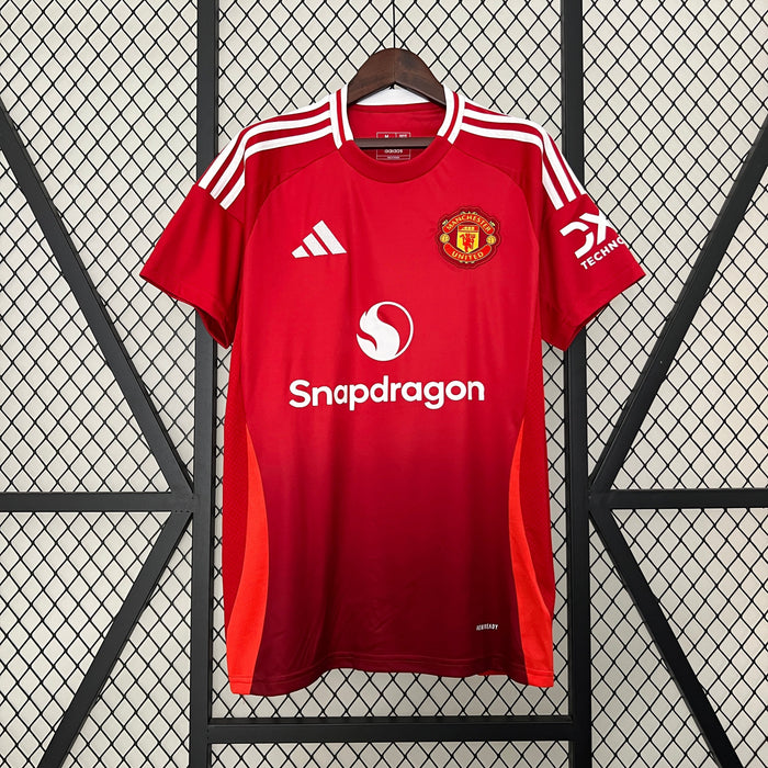 Camiseta Manchester United Local 2024-25  Versión fan