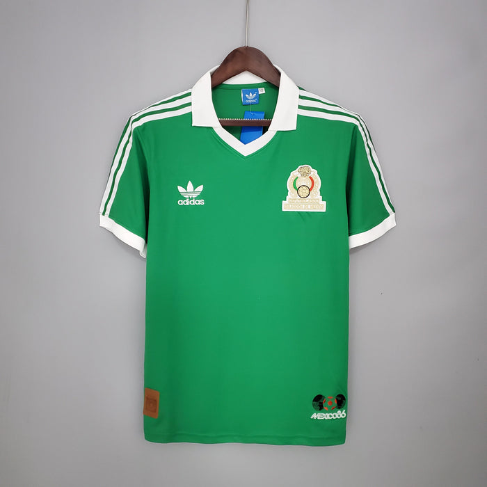 Camiseta Mexico 1986 Local  Retro