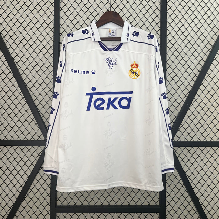 Camiseta Real Madrid 9496 Local  Manga Larga