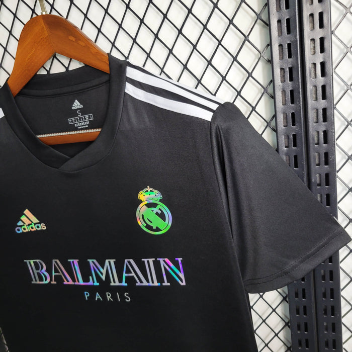 Camiseta Real Madrid BALMAIN 202425   Versión fan