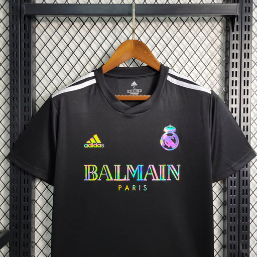 Camiseta Real Madrid BALMAIN 202425   Versión fan