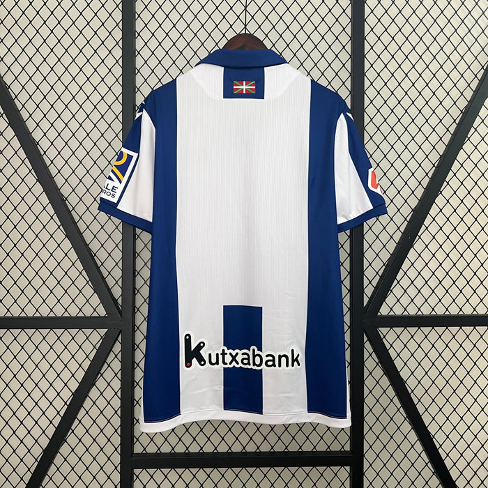 Camiseta Real Sociedad Local 2024-25  Versión fan