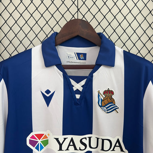 Camiseta Real Sociedad Local 2024-25  Versión fan