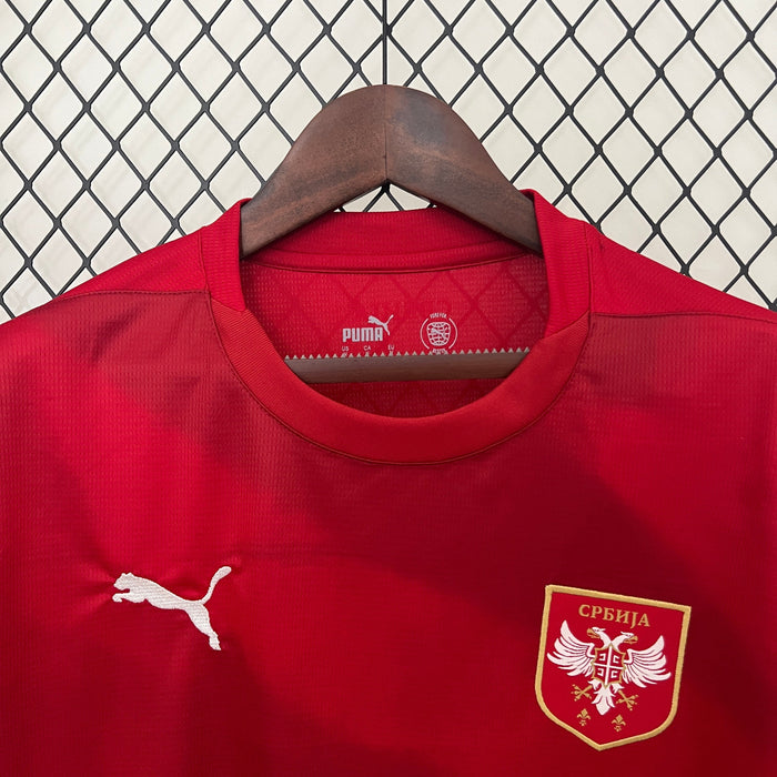 Camiseta Serbia Local 2024  Versión Fan