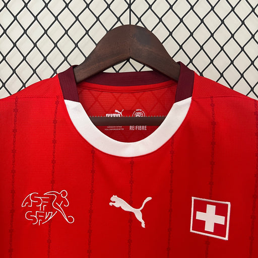 Camiseta Suiza Local 2024  Versión fan