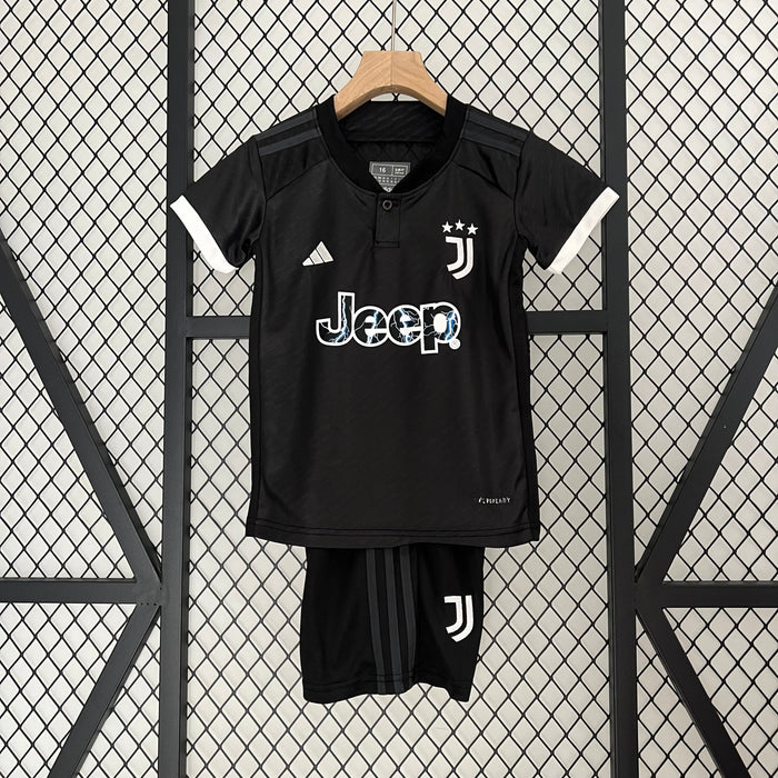 Conjunto niños Juventus Visita 202324 Tercer Kit