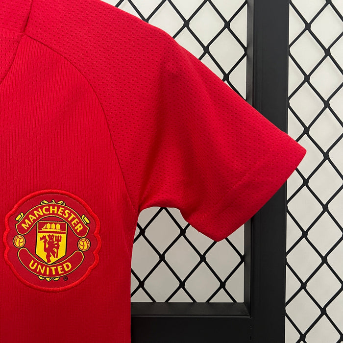 Conjunto niños Manchester United Local 200809  Retro