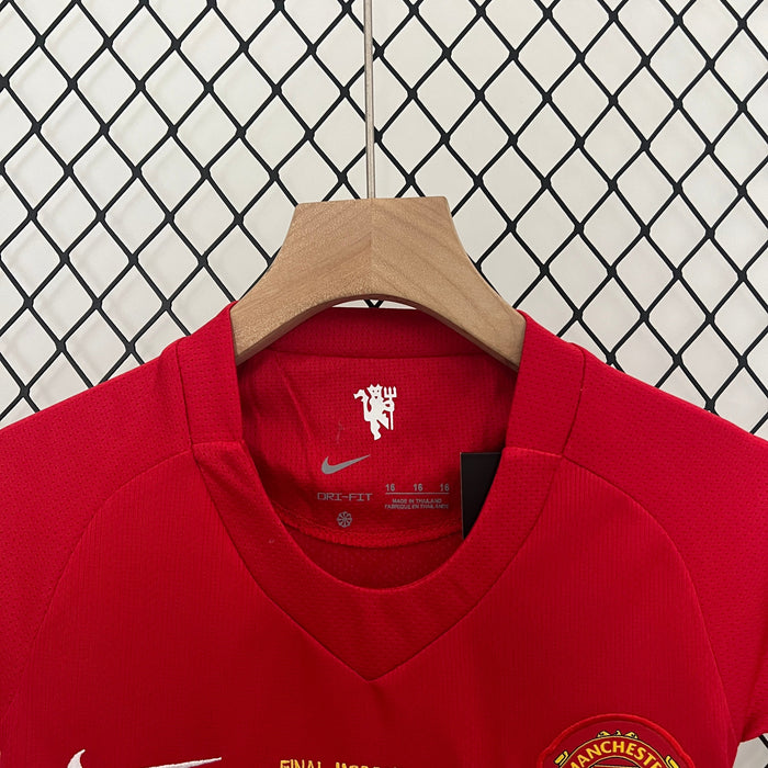 Conjunto niños Manchester United Local 200809  Retro