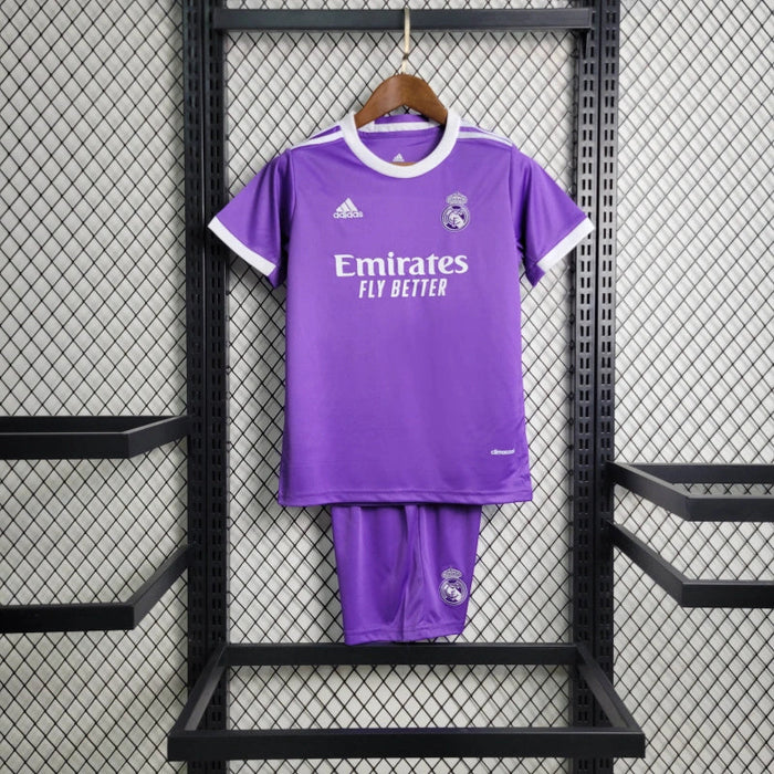 Conjunto niños Real Madrid 201718 Visita Retro