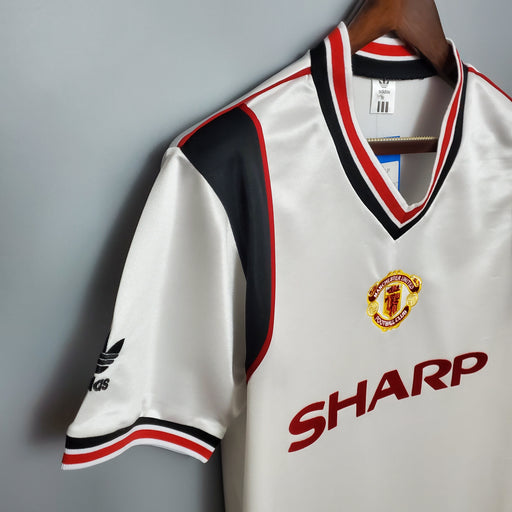 Manchester United 1985 White  Retro