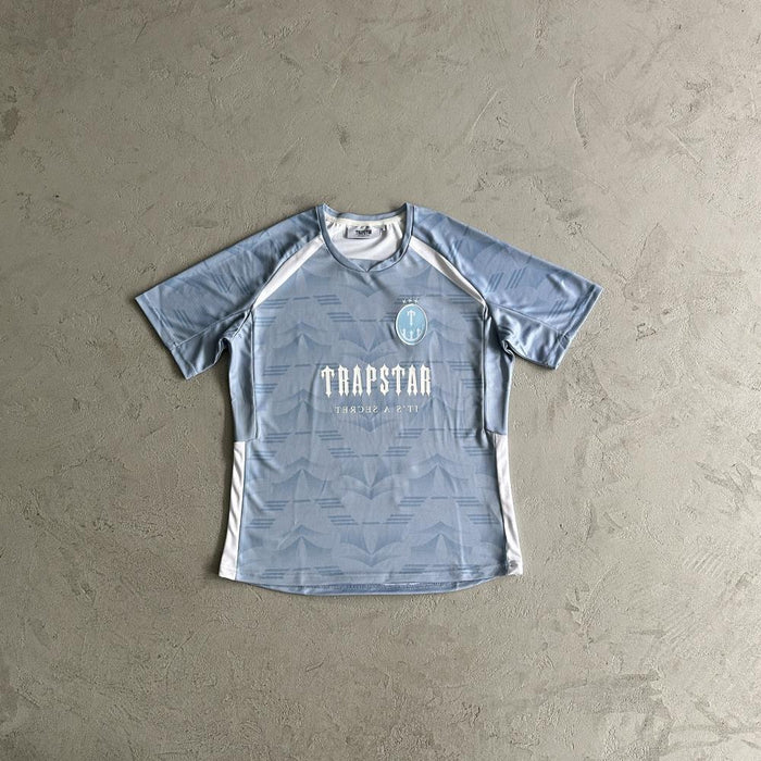 football t shirts-greysea blue