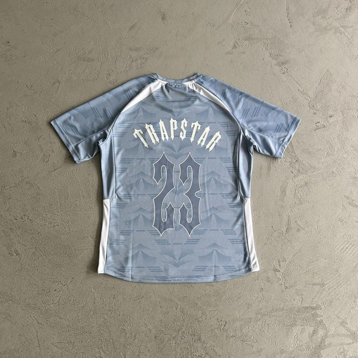 football t shirts-greysea blue